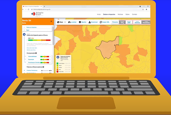 AdaptaBrasil lança painel para facilitar a consulta sobre riscos climáticos