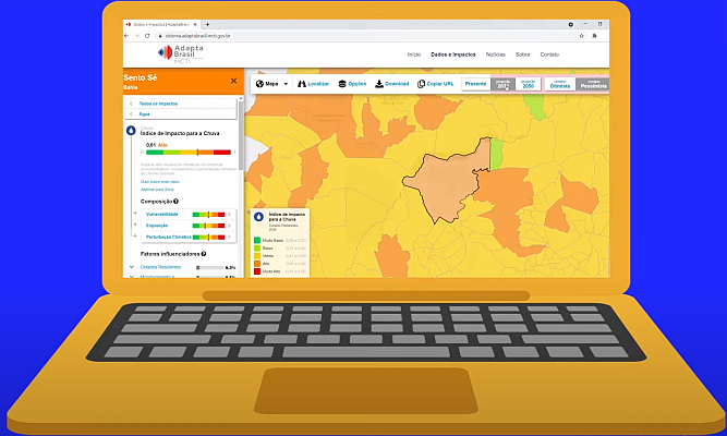 AdaptaBrasil lança painel para facilitar a consulta sobre riscos climáticos AdaptaBrasil lança painel para facilitar a consulta sobre riscos climáticos