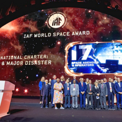 Carta Internacional Espaço e Grandes Desastres recebe prêmio IAF World Space Award