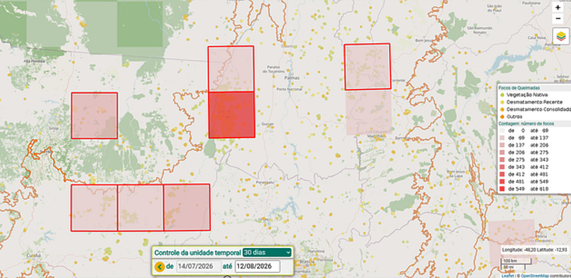 Dados do Prodes para todo o Brasil disponíveis no TerraBrasilis
