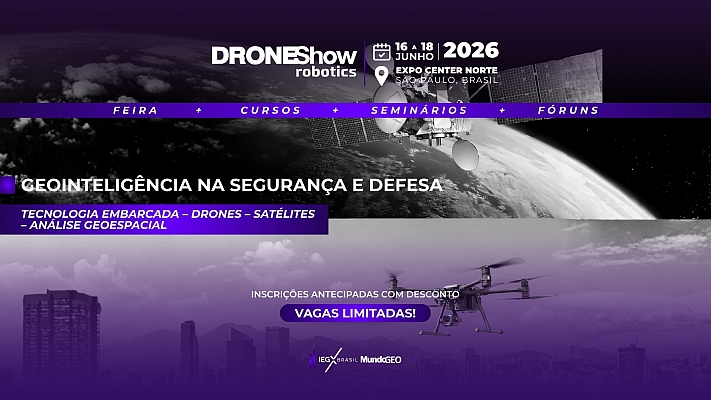 SpaceBR Show 2026 terá Fórum sobre GeoInteligência no combate ao crime organizado
