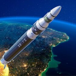 Microlançador brasileiro passa por teste de resistência do motor