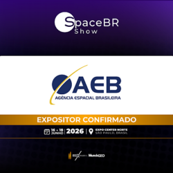 AEB confirmada como expositora na feira SpaceBR Show