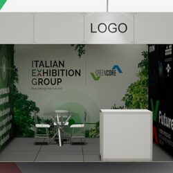 Premium Stand is a special option for exhibiting at SpaceBR Show 2026