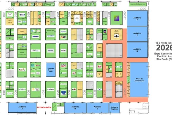 Restam apenas 10% de estandes disponíveis na feira SpaceBR Show 2026